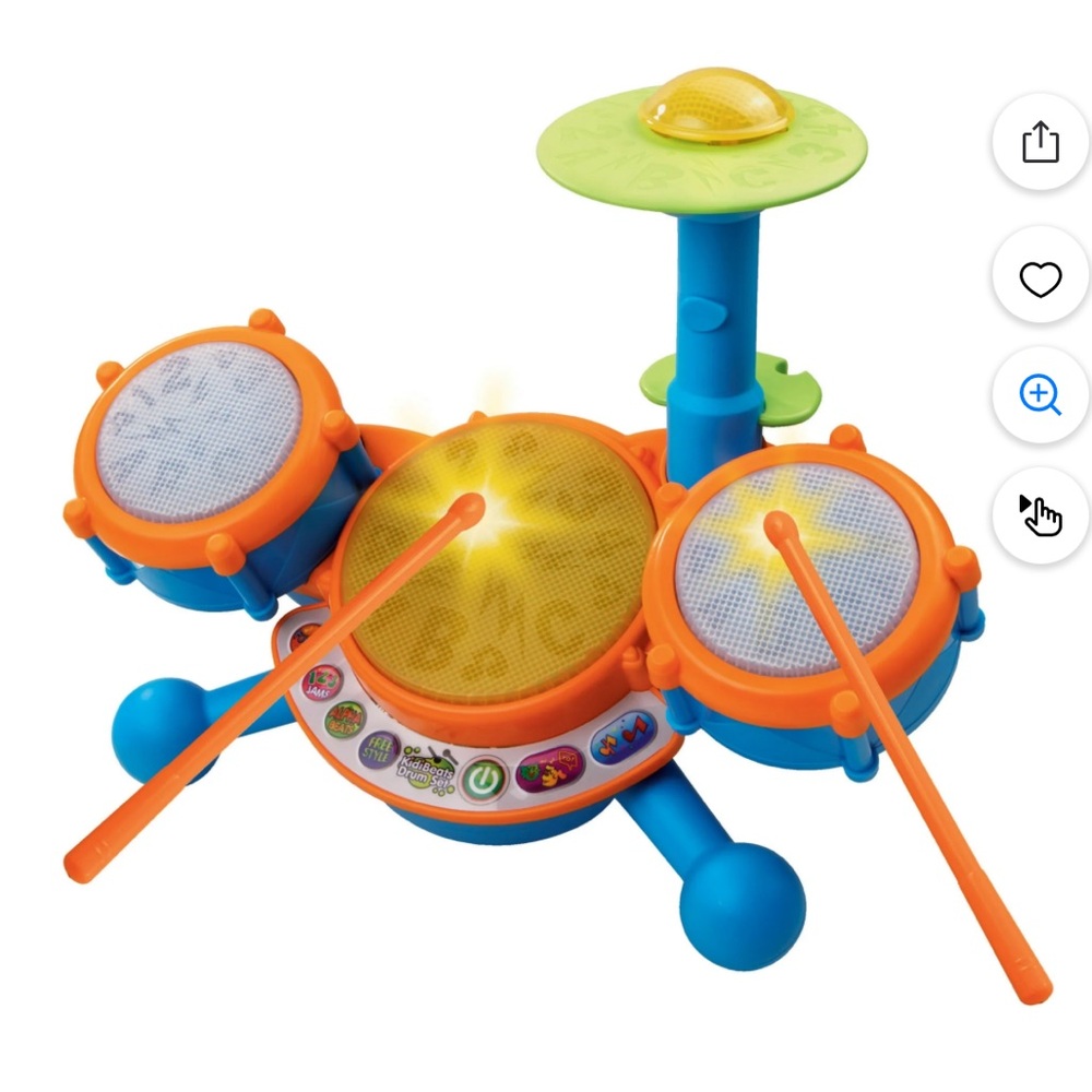VTech KidiBeats Drum Set - Picture 2 of 7